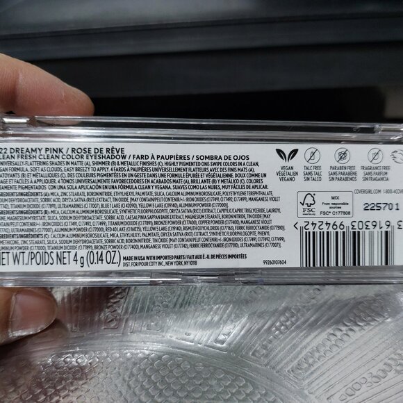 COVERGIRL Clean Fresh Clean Color Eyeshadow Shimmering Eyeshadow - Picture 3 of 3